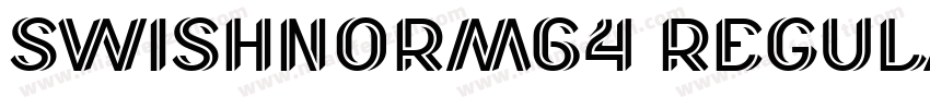 SwishNorm64 Regular字体转换